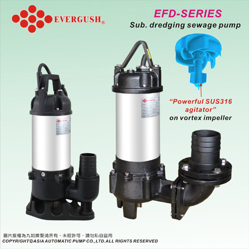 Submersible Dredging Sewage pump (EFDseries) Water Treatment
